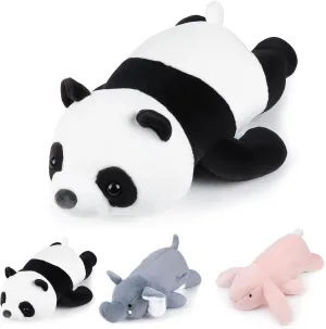16inch Cute Giant Panda Bear Plush Soft Body Pillow, Panda Stuffed Animals Toys plushies, Gift for Kids,Girls and Boy, Birthday