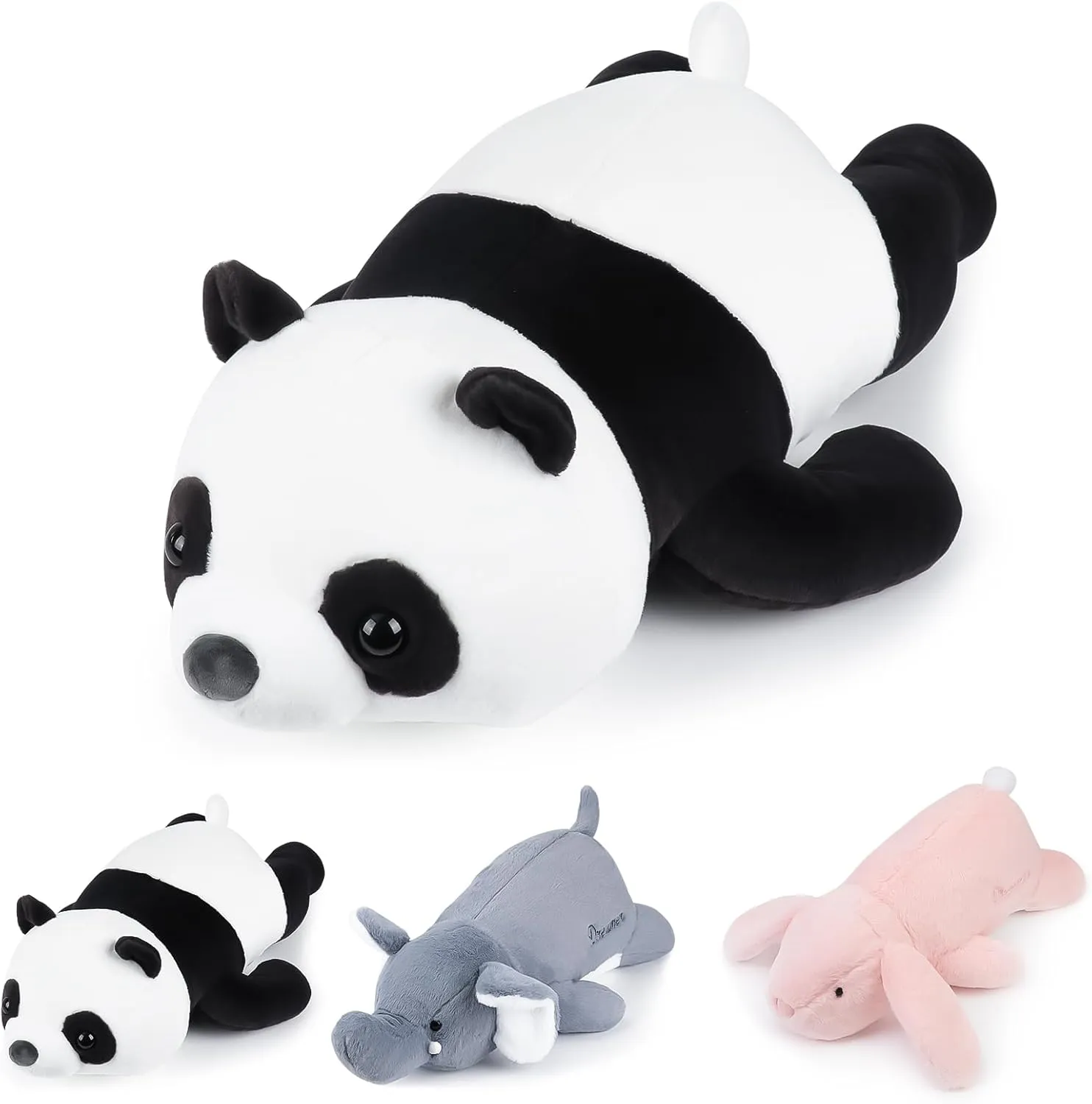 16inch Cute Giant Panda Bear Plush Soft Body Pillow, Panda Stuffed Animals Toys plushies, Gift for Kids,Girls and Boy, Birthday