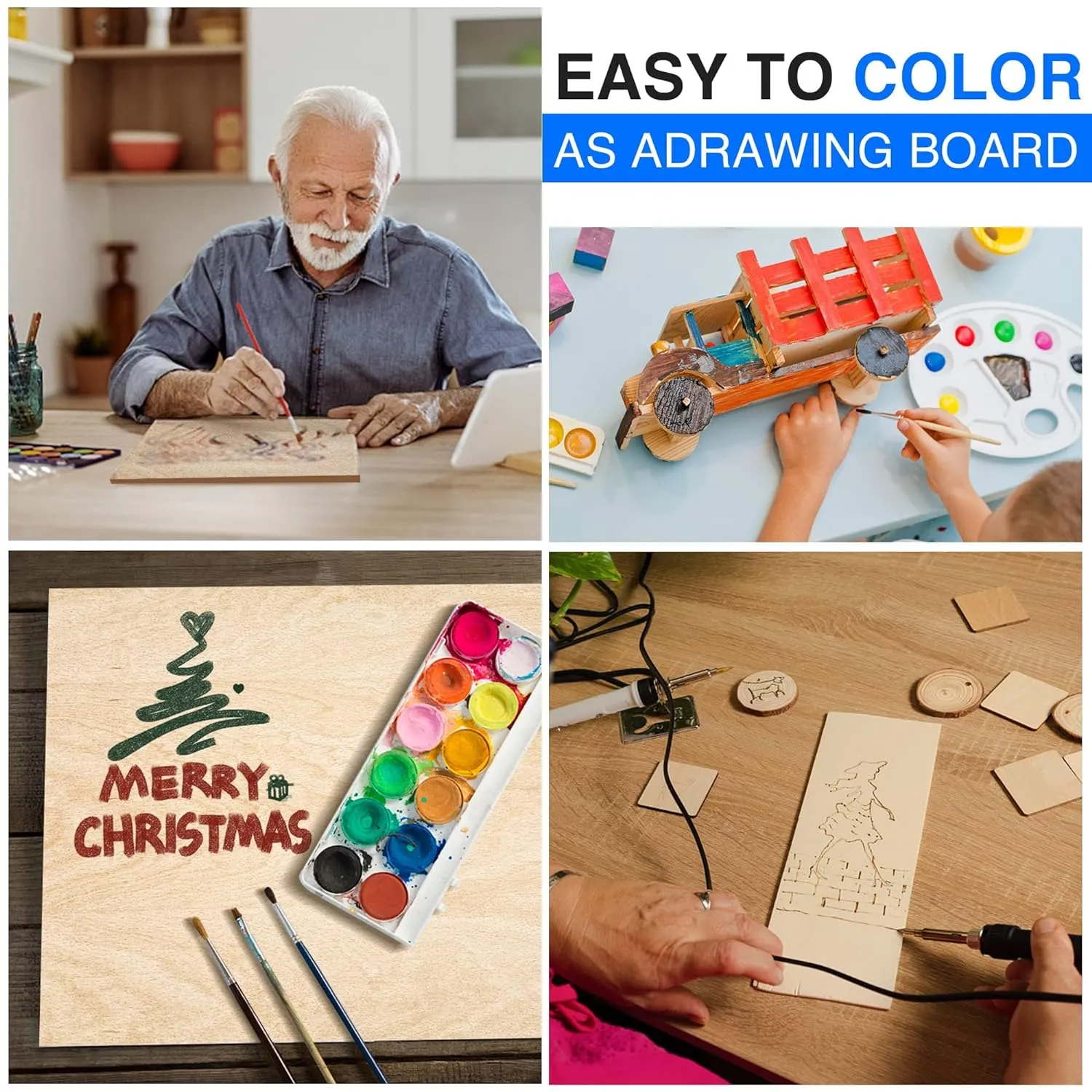 18 Pack Basswood Sheets 12"x12"x1/8" for Crafts, Unfinished Basswood Craft Board Perfect for DIY Ornaments and Models, Drawing, Painting, Engraving, Wood Burning, Laser Cutting