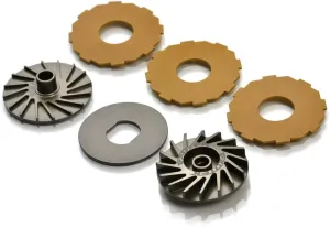 22S Drag Mk3 Slipper Set 3 Pad Finned Slipper Set ETK2058 Electric Car/Truck Option Parts