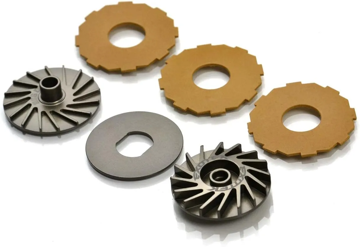 22S Drag Mk3 Slipper Set 3 Pad Finned Slipper Set ETK2058 Electric Car/Truck Option Parts