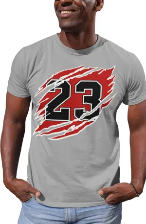 23 Slash Shirt to Match Jordan Retro Sneakers Low Mid High 1 2 3 4 5, Tee to Match Jordan 1s 2s 3s 4s 5s 6s