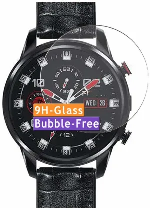 3-Pack Tempered Glass Screen Protector, compatible with FINOW X7 Smartwatch smart watch 9H Protective Guard Film Protectors