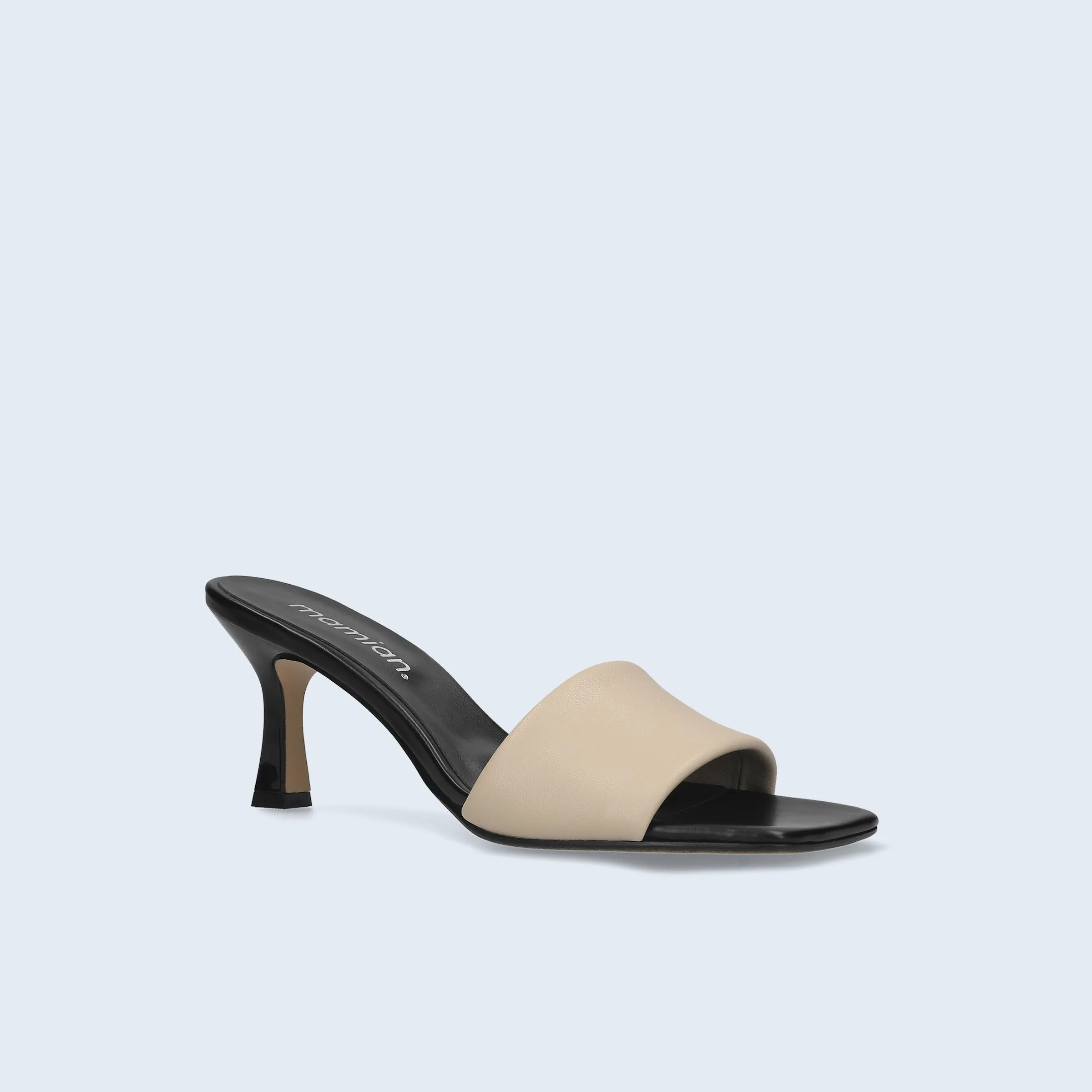 30% OFF: 2022SS: Mesh Design Clear Heel Mule (m96103) Black MS