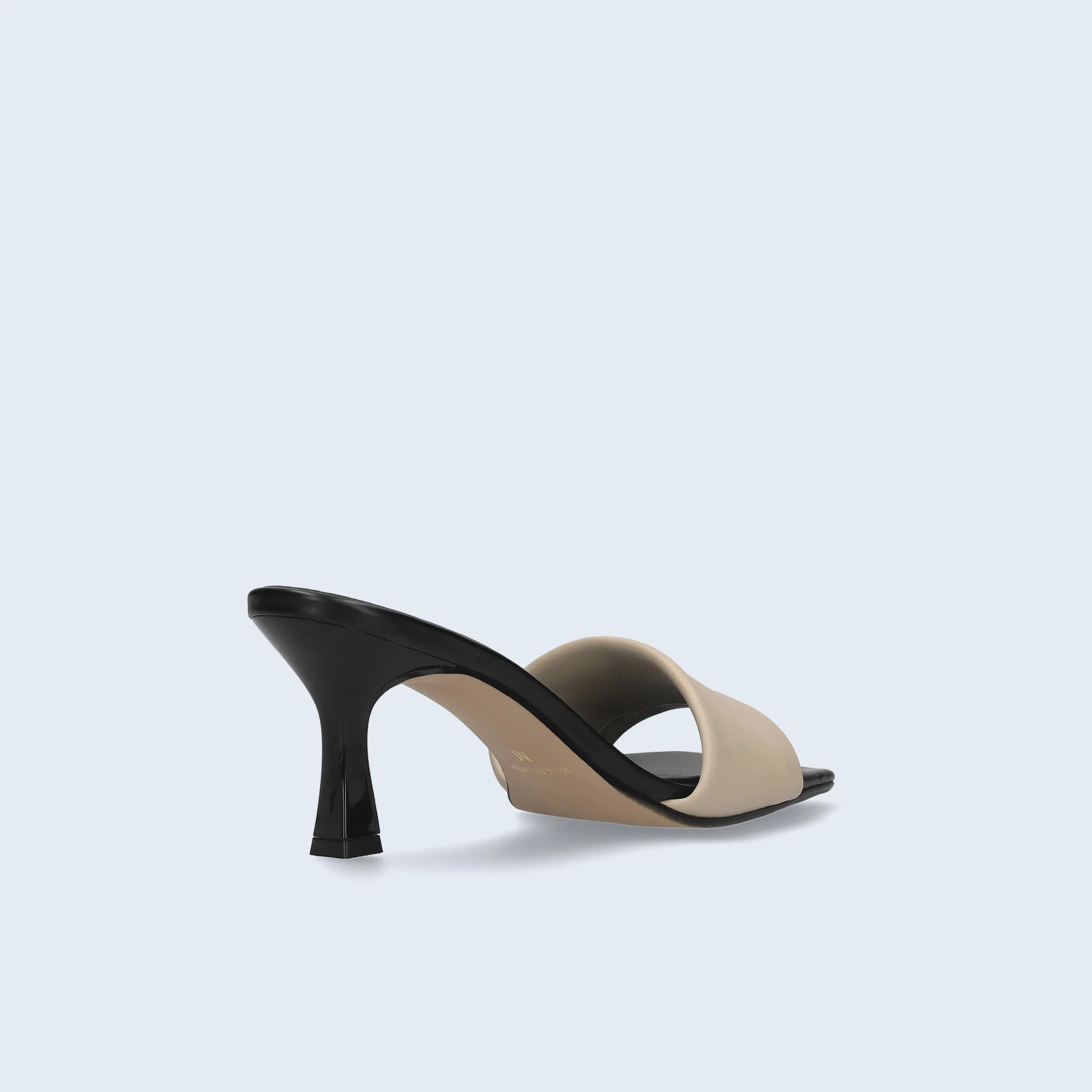 30% OFF: 2022SS: Mesh Design Clear Heel Mule (m96103) Black MS