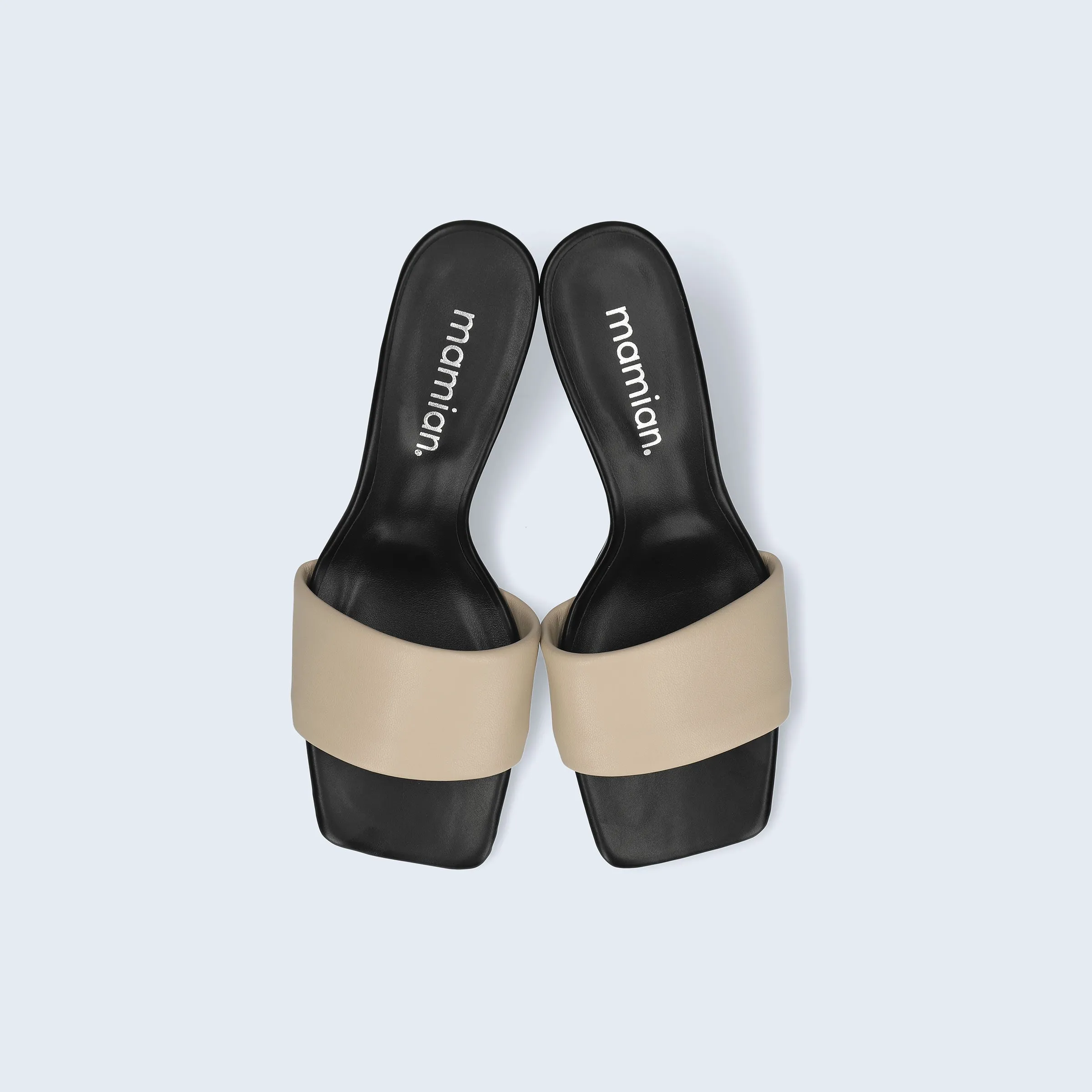 30% OFF: 2022SS: Mesh Design Clear Heel Mule (m96103) Black MS