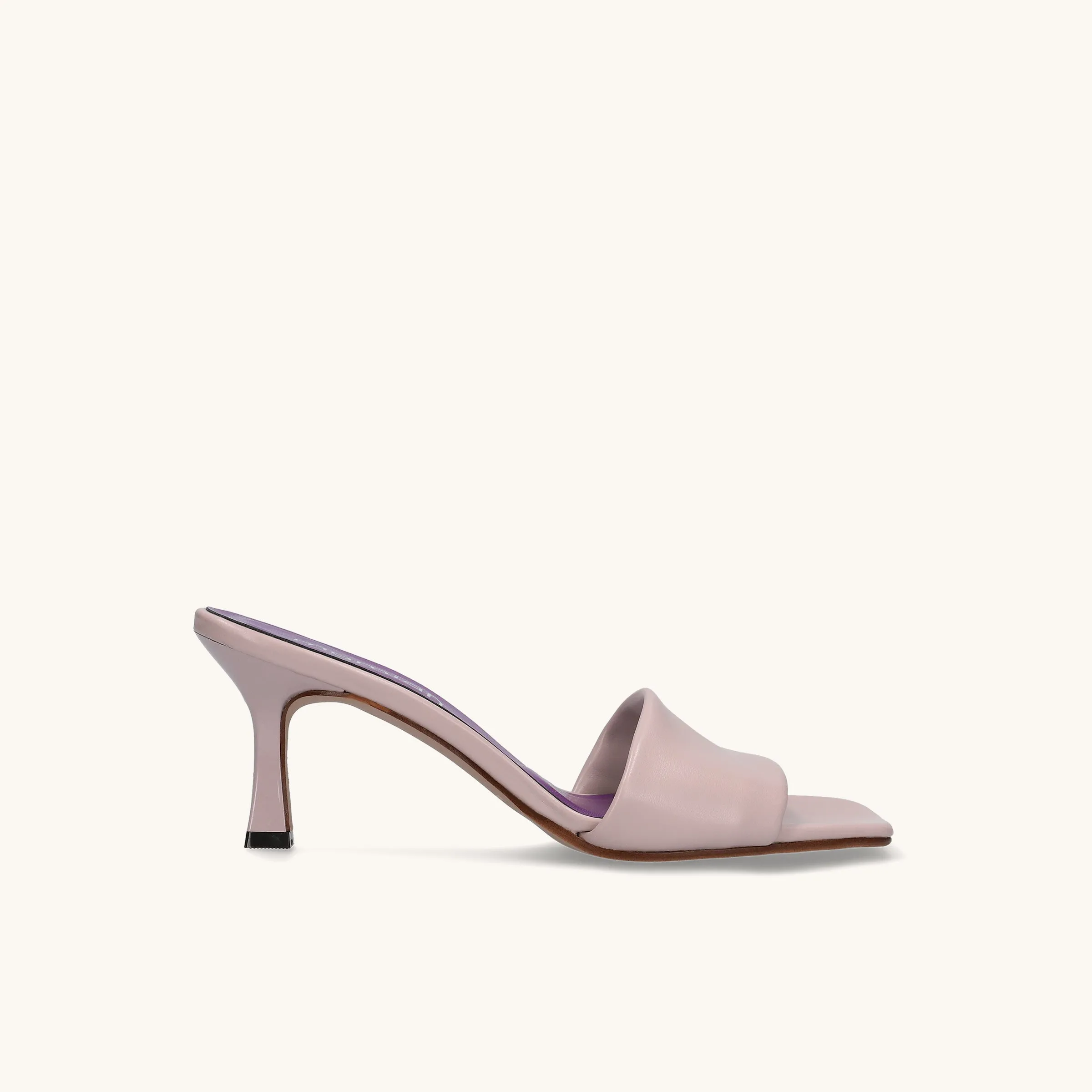 30% OFF: 2022SS: Mesh Design Clear Heel Mule (m96103) Black MS