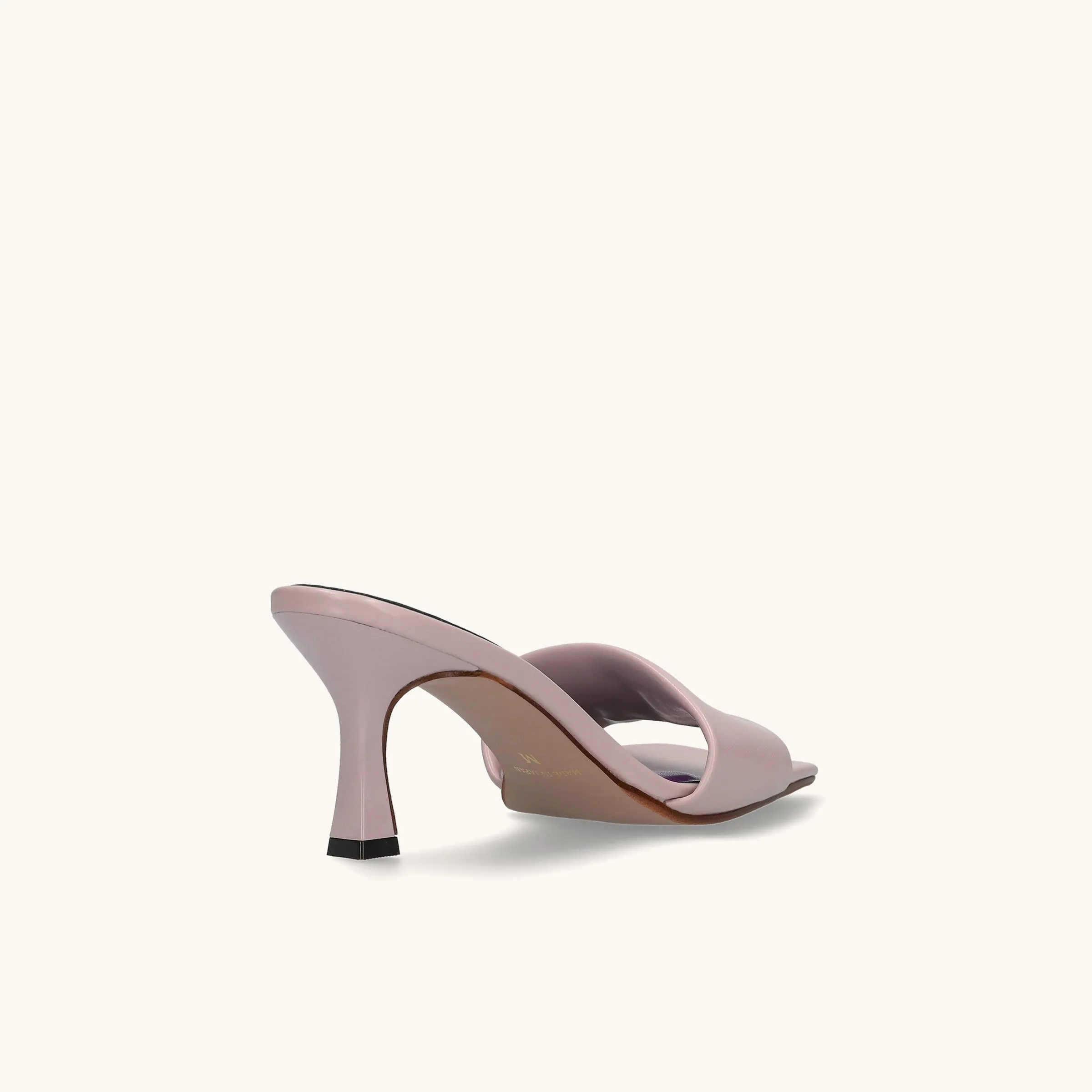 30% OFF: 2022SS: Mesh Design Clear Heel Mule (m96103) Black MS