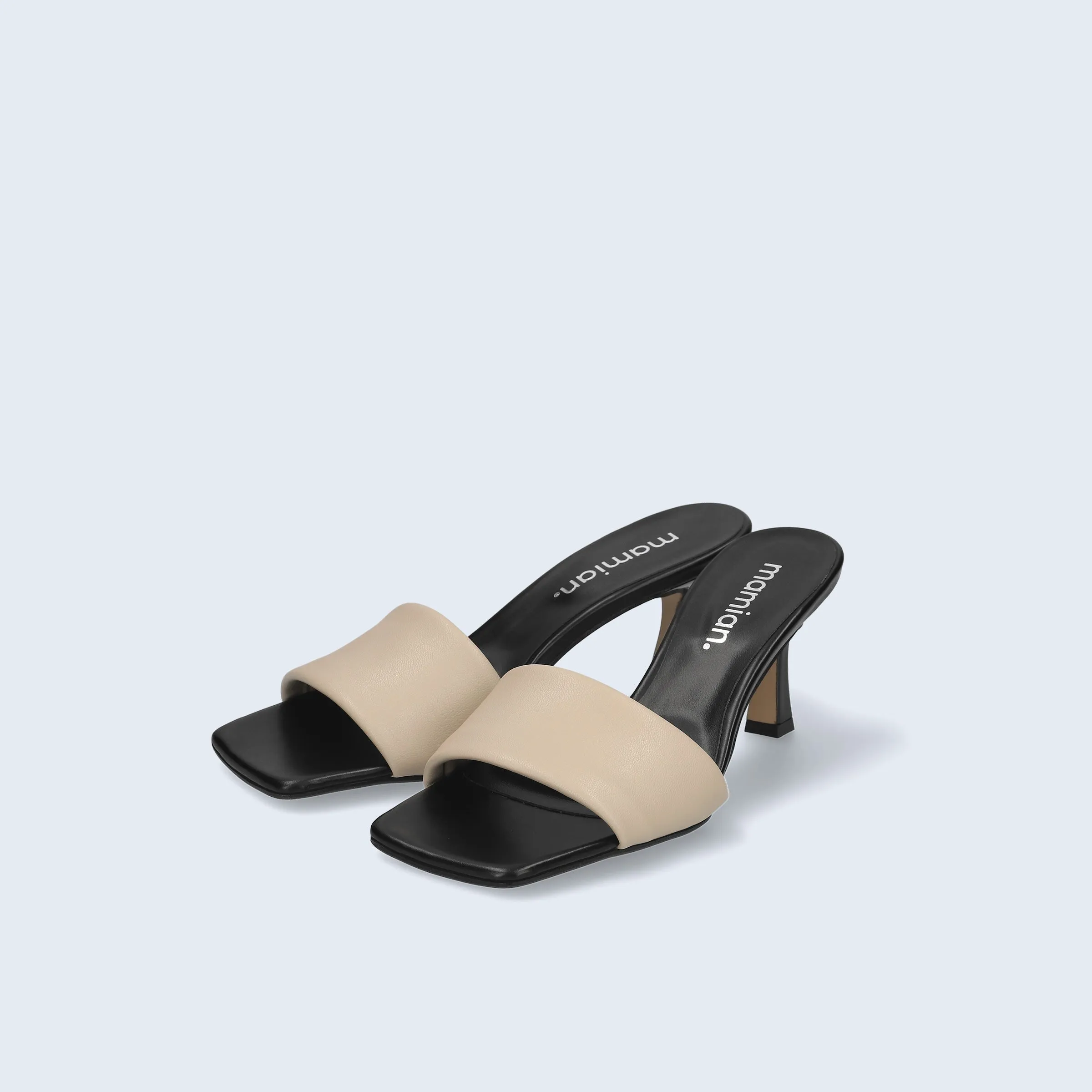 30% OFF: 2022SS: Mesh Design Clear Heel Mule (m96103) Black MS