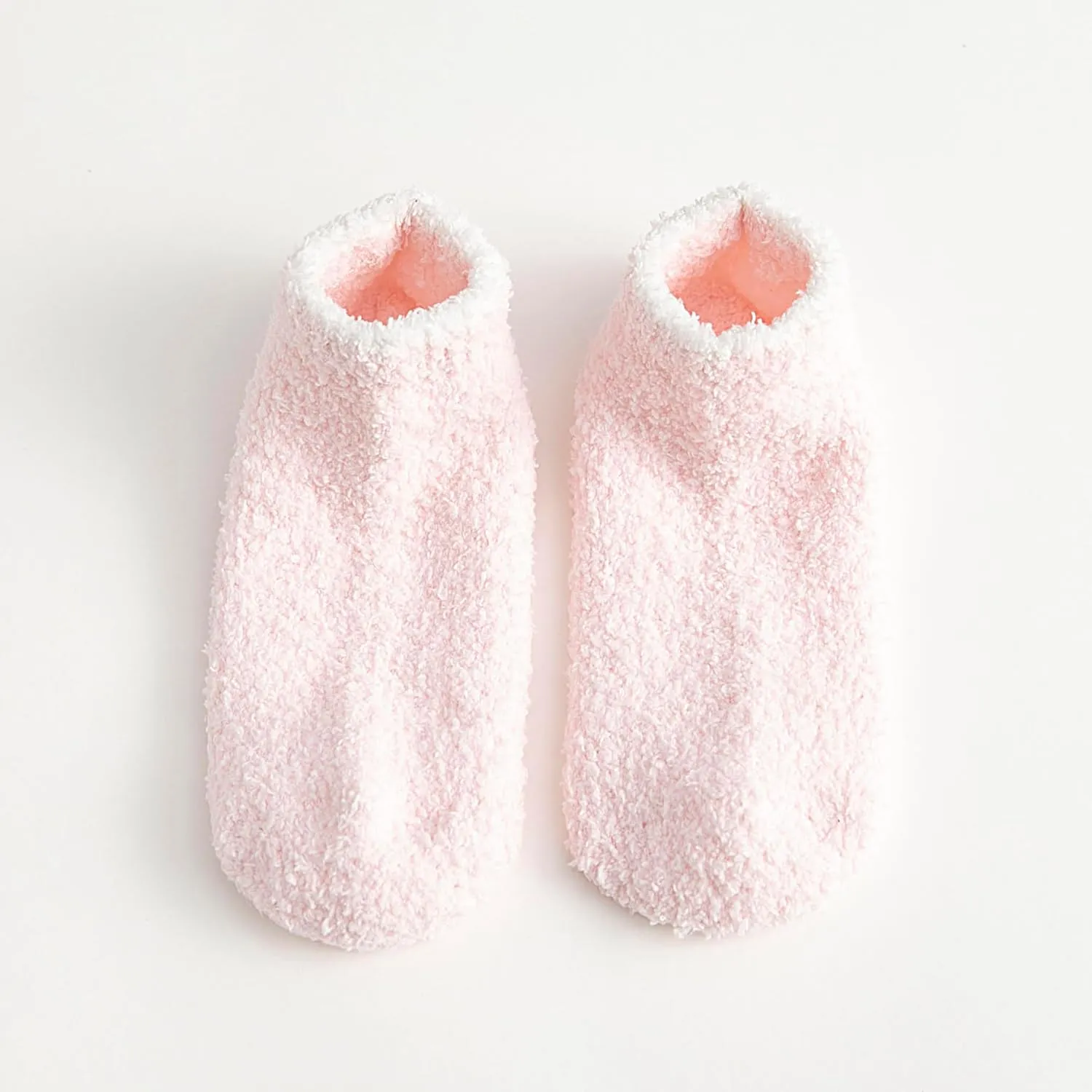 3/6 Pairs Non Slip Hospital Socks for Women Fluffy Fuzzy Slipper Socks with Grips