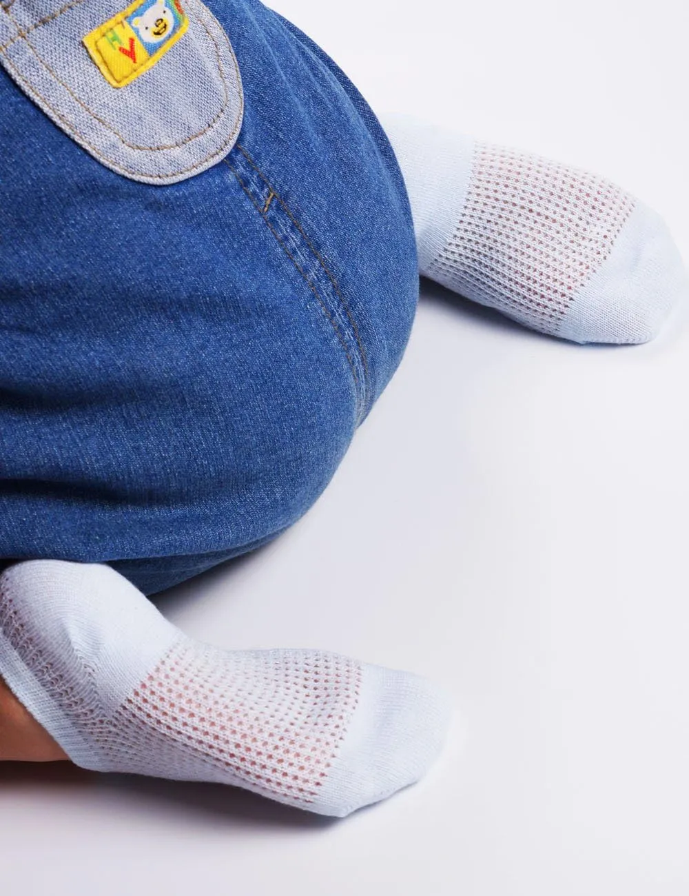 5 Pairs Toddler Little Kid Boys Girls No Show Ankle Socks - Soft Cotton Thin Mesh Infant Baby Summer Socks