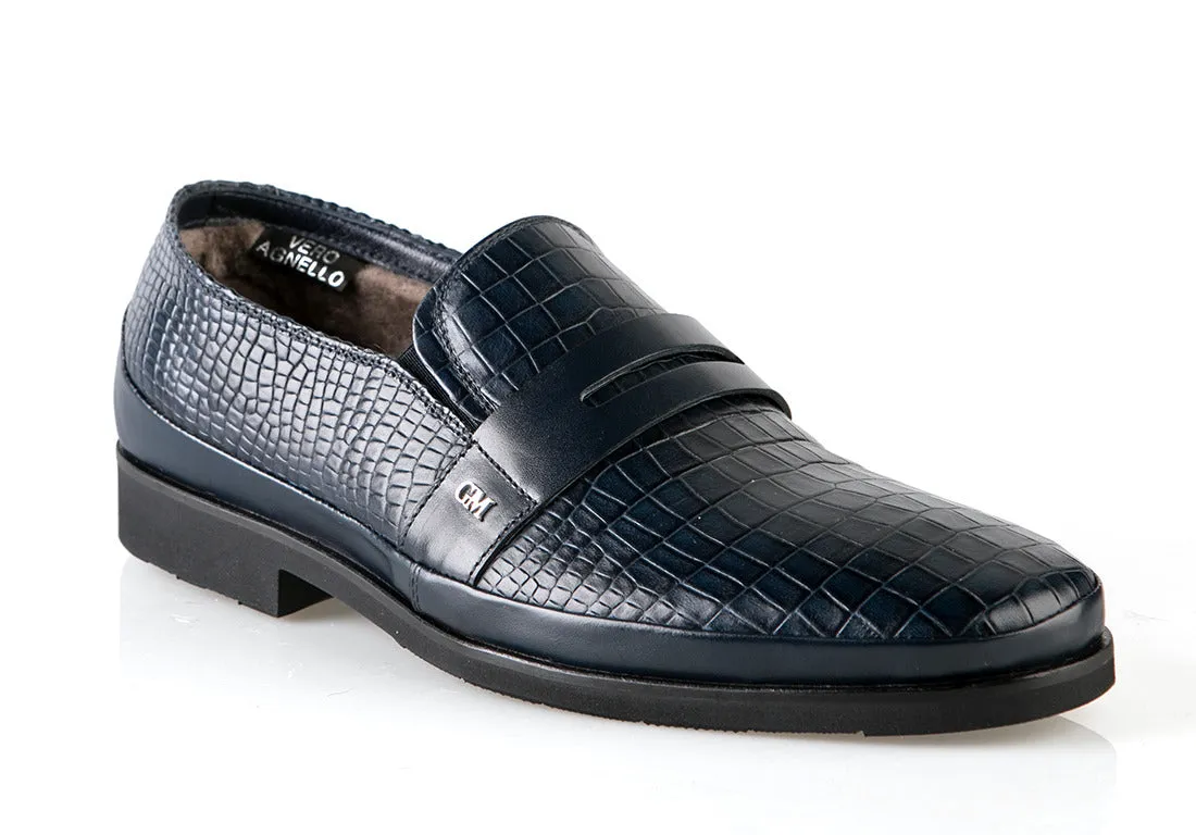 6453 Good Man Shoes / Blue