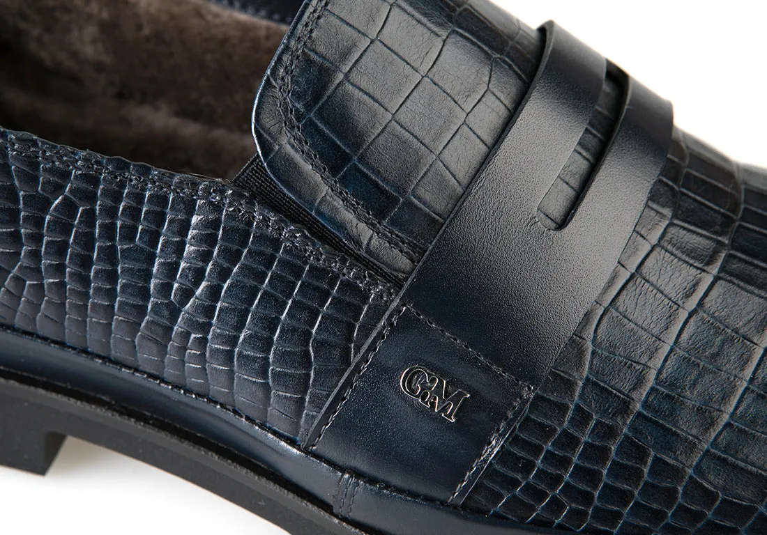 6453 Good Man Shoes / Blue