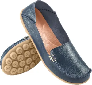 Ablanczoom Womens Loafers Flats Shoes: Comfort Round Toe Slip on Soft Moccasins Dressy Loafer for Driving Walking