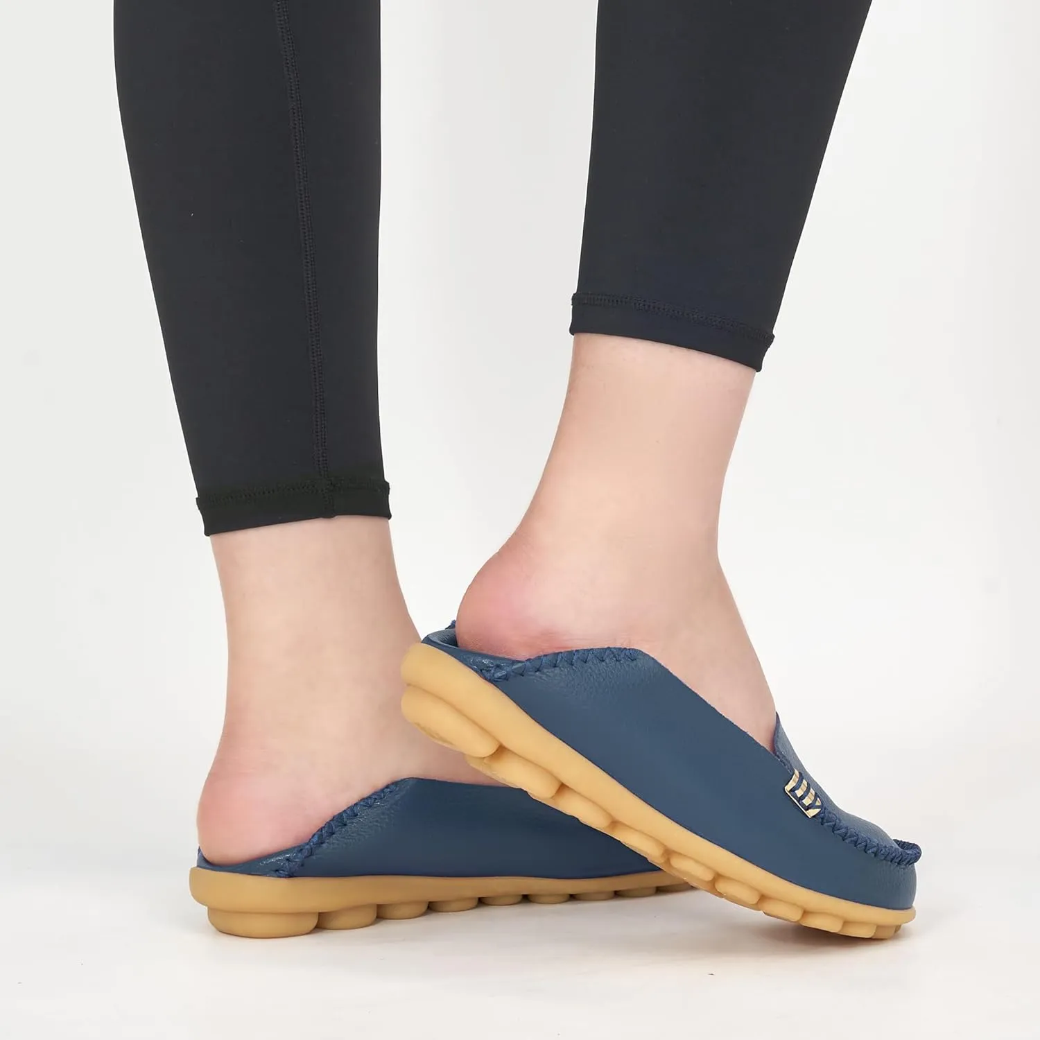 Ablanczoom Womens Loafers Flats Shoes: Comfort Round Toe Slip on Soft Moccasins Dressy Loafer for Driving Walking