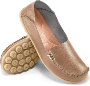 Ablanczoom Womens Loafers Flats Shoes: Comfort Round Toe Slip on Soft Moccasins Dressy Loafer for Driving Walking