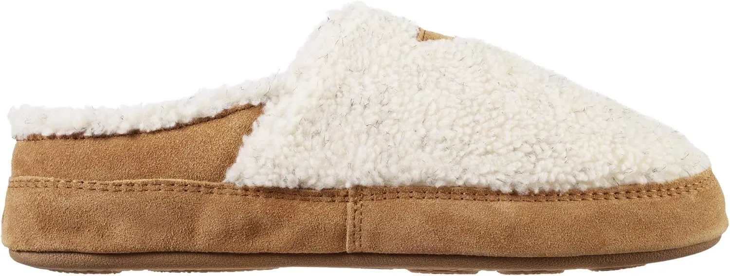 Acorn Men's Recycled Callum Hoodback Slipper with Indoor/Outdoor Sole, Berber Upper and Lining