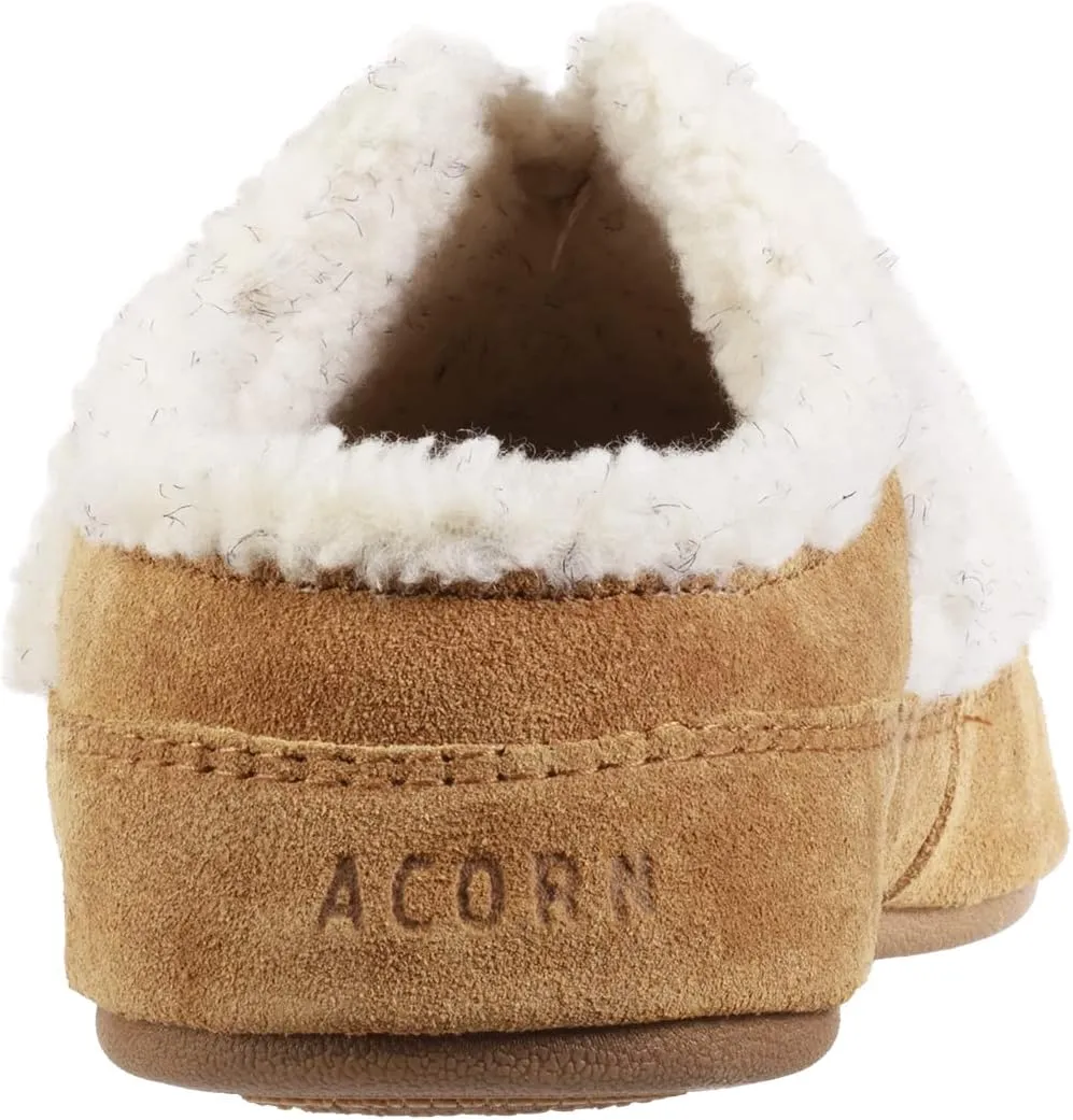 Acorn Men's Recycled Callum Hoodback Slipper with Indoor/Outdoor Sole, Berber Upper and Lining