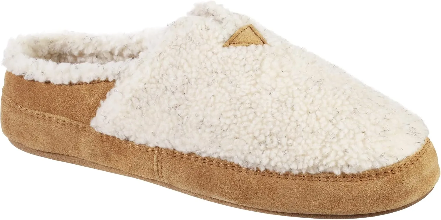 Acorn Men's Recycled Callum Hoodback Slipper with Indoor/Outdoor Sole, Berber Upper and Lining