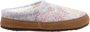 Acorn Womens Slipper with Berber Lining, Suede Siding and Durable Non-Slip Indoor/Outdoor Sole