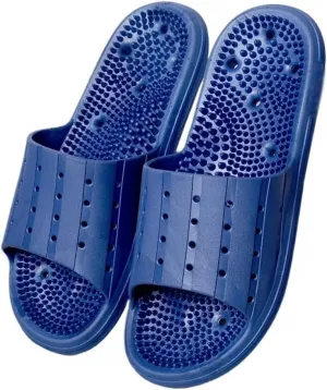Acupressure age Slippers For Women Men Reflexology age ls Comfort Foot ager Quick Drying Shower Shoes Relieves Plantar Fasciitis & Heel Pain(Grey,40/41 EU)