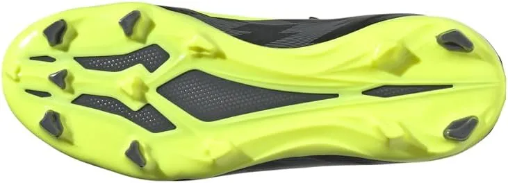 adidas Kids Boys X Crazyfast Inj.3 Firm Ground Soccer Cleats Cleated, Firm Ground - Black, Green
