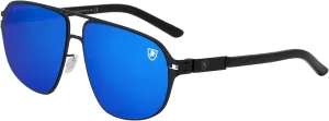 Aero Pod - Flat Thin Frame Oval Aviator Sunglasses