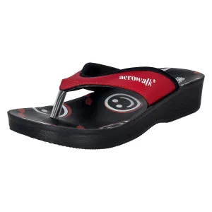 Aerowalk Women Slipper #0895 - RED
