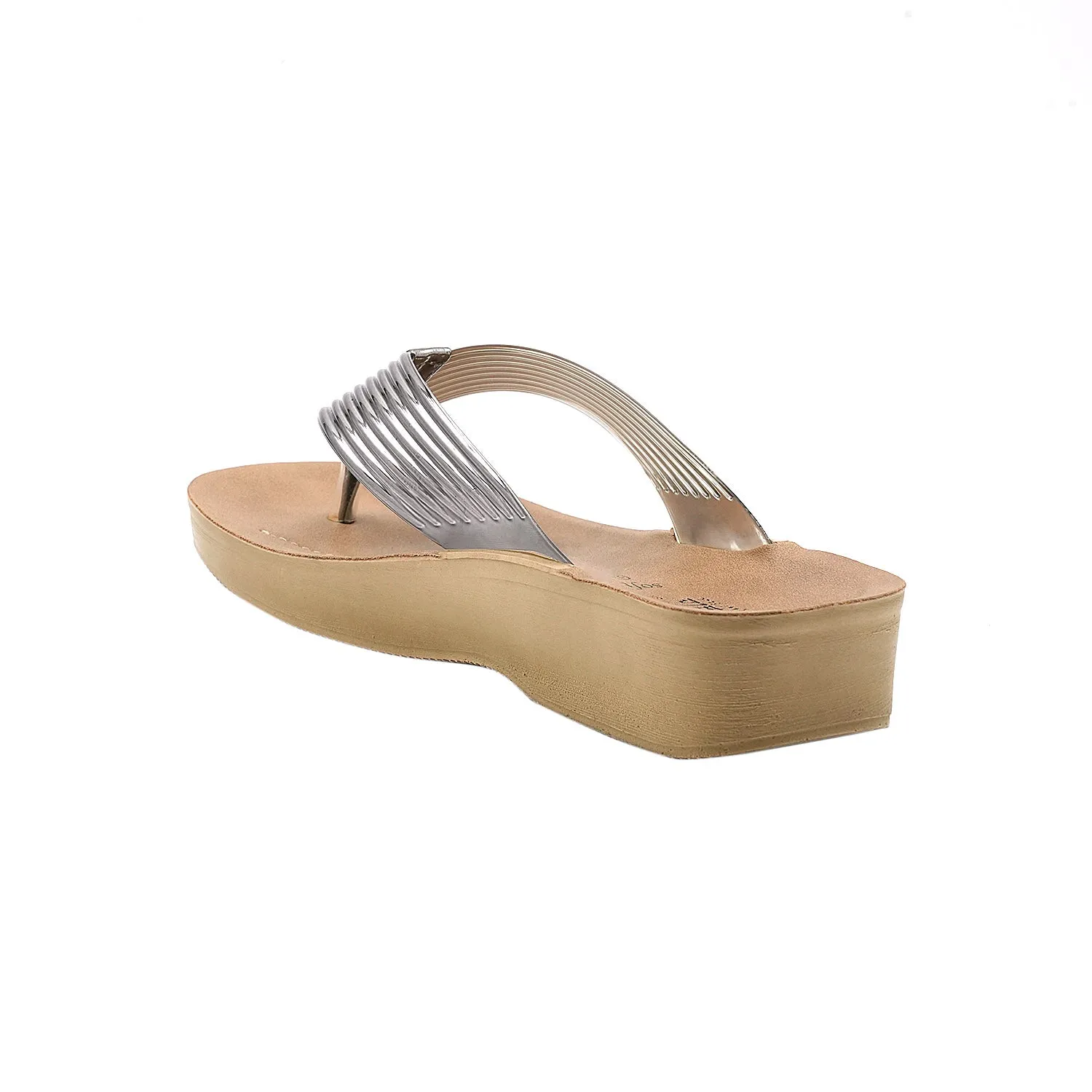 Aerowalk Women Slipper #08AP - GUN METAL
