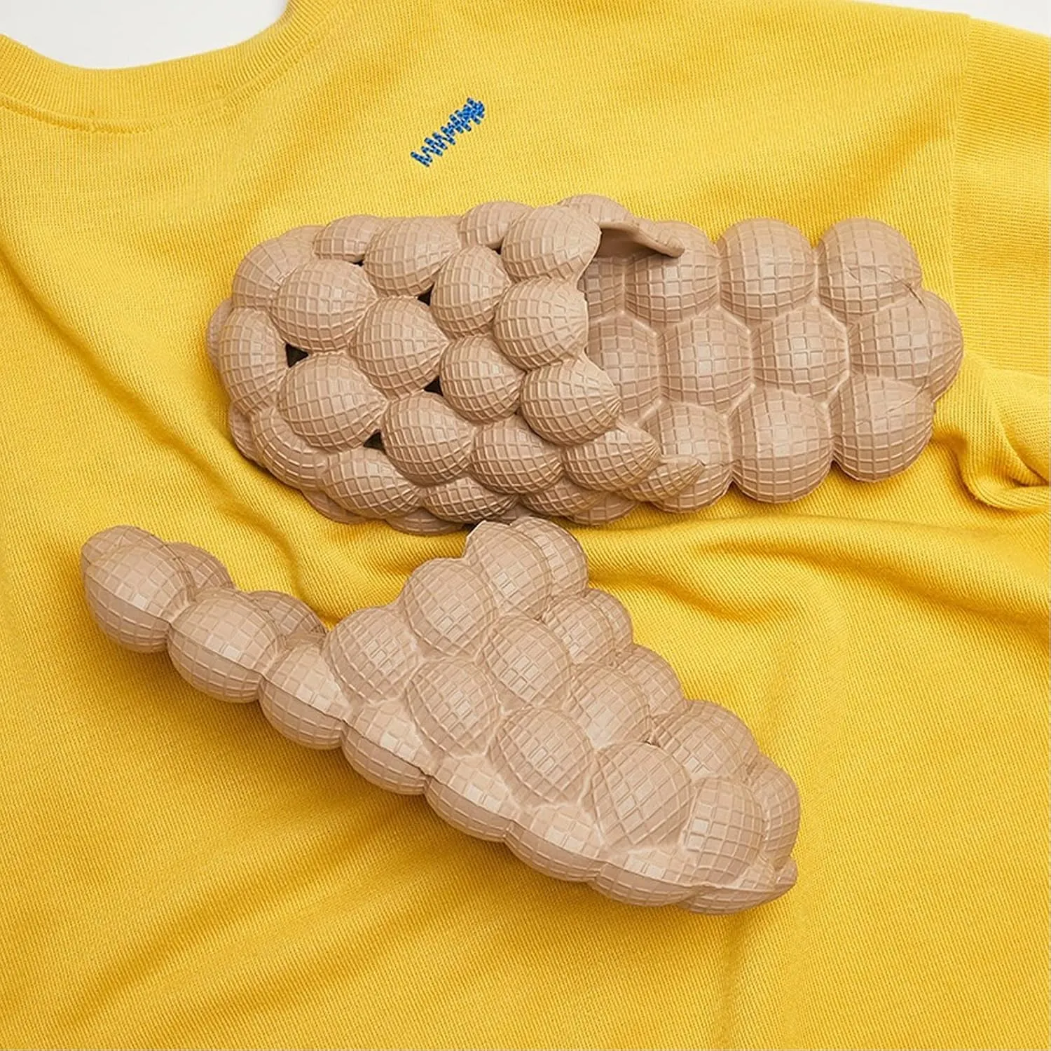 Afellicy Massage Bubble Slides for Women and Men,Funny Golf Spa Slippers Indoor and Outdoor Non-Slip Bath Shower Shoes Bedroom House Gym Basketball Slides Pillow Sandals Breathe Slipper