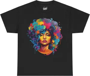 Afro Sneaker Shirt - Unisex Tee to Match Sneakers | Mom Gift, Girlfriend Present | Vibrant Streetwear for Kicks