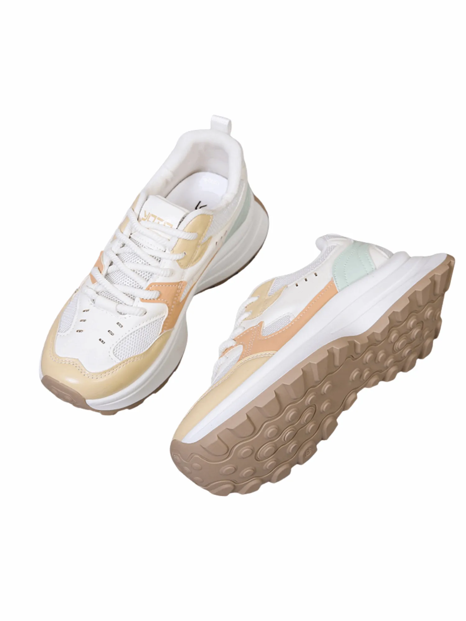 AirStride Zephyr Lace-up Sneakers-Beige