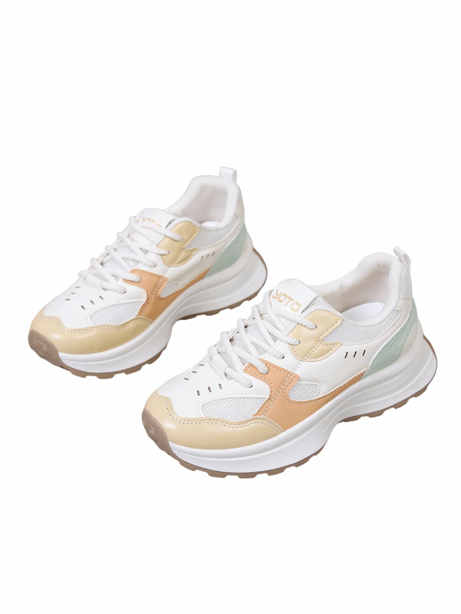 AirStride Zephyr Lace-up Sneakers-Beige