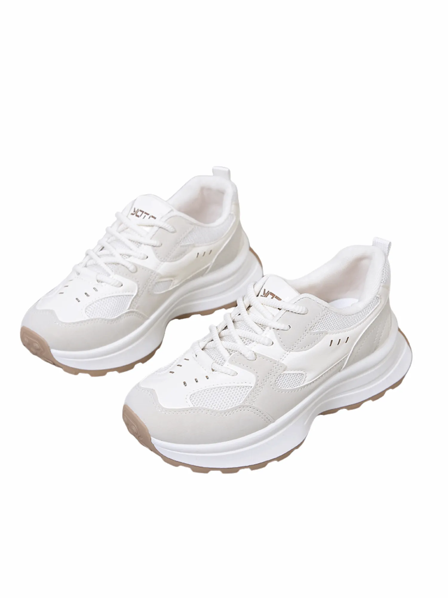 AirStride Zephyr Lace-up Sneakers-Beige