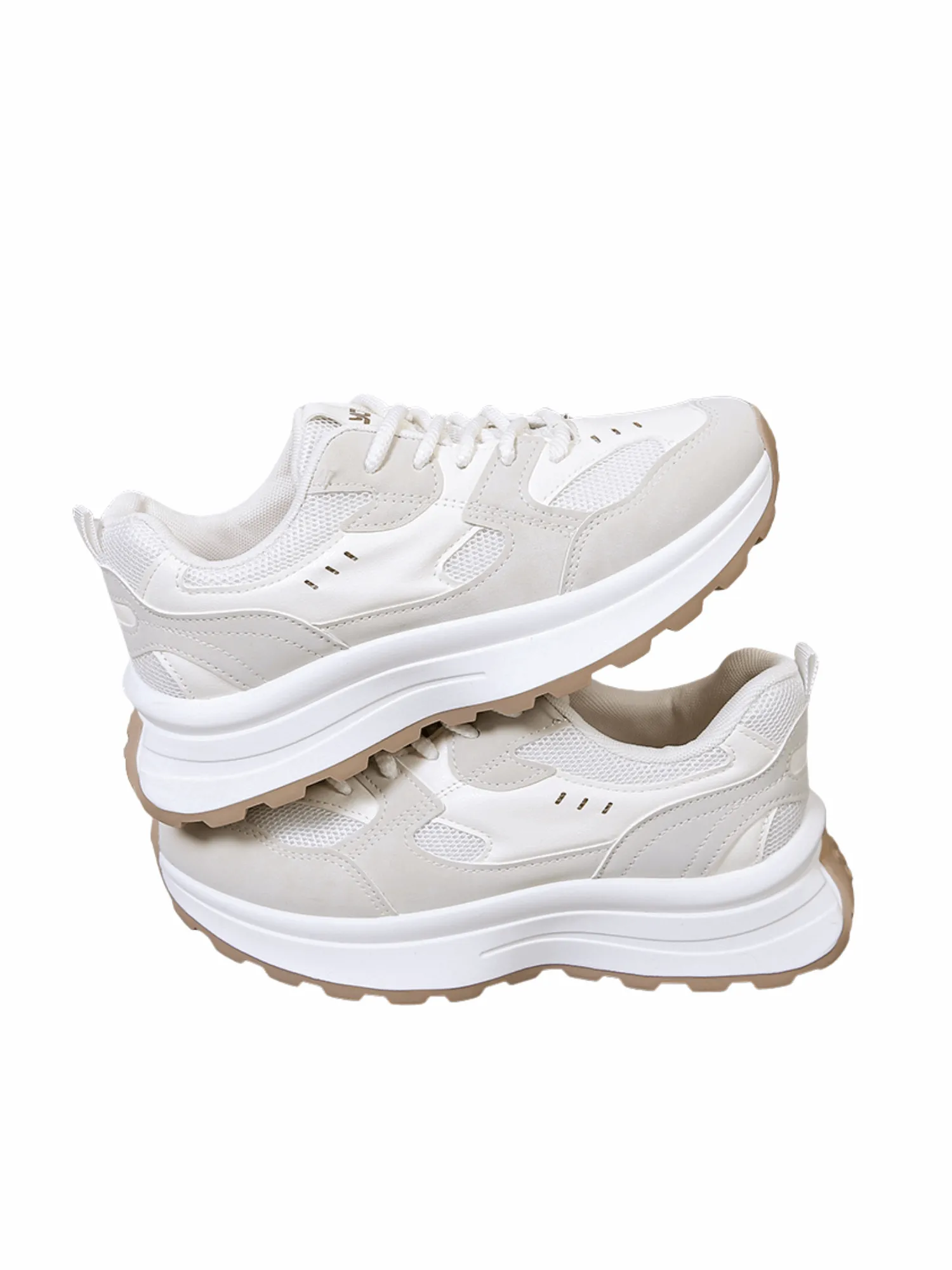 AirStride Zephyr Lace-up Sneakers-Beige