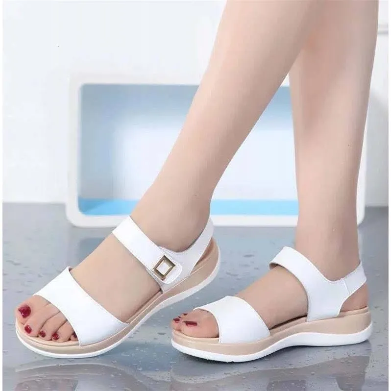 All-match flat soft sandals