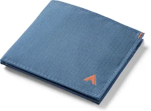 Allett ID Wallet, Indigo Blue | Nylon, RFID Blocking | Slim Minimalist Bifold Wallet, Water Resistant, Durable, Thin, Front Pocket | Holds 4-12  Cards, Cash