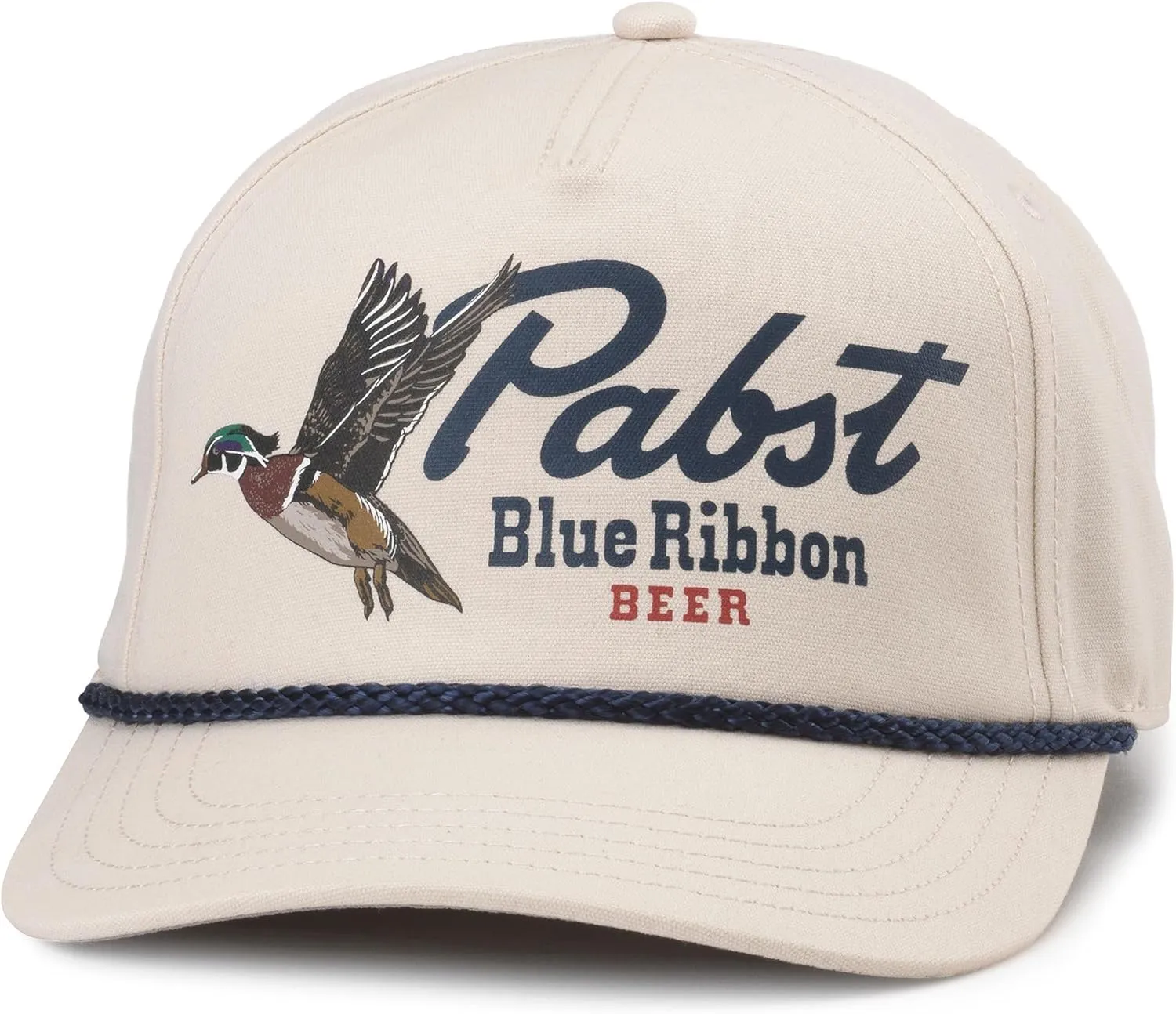 AMERICAN NEEDLE Pabst Blue Ribbon PBR Beer Unisex Adjustable Snapback Baseball Hat
