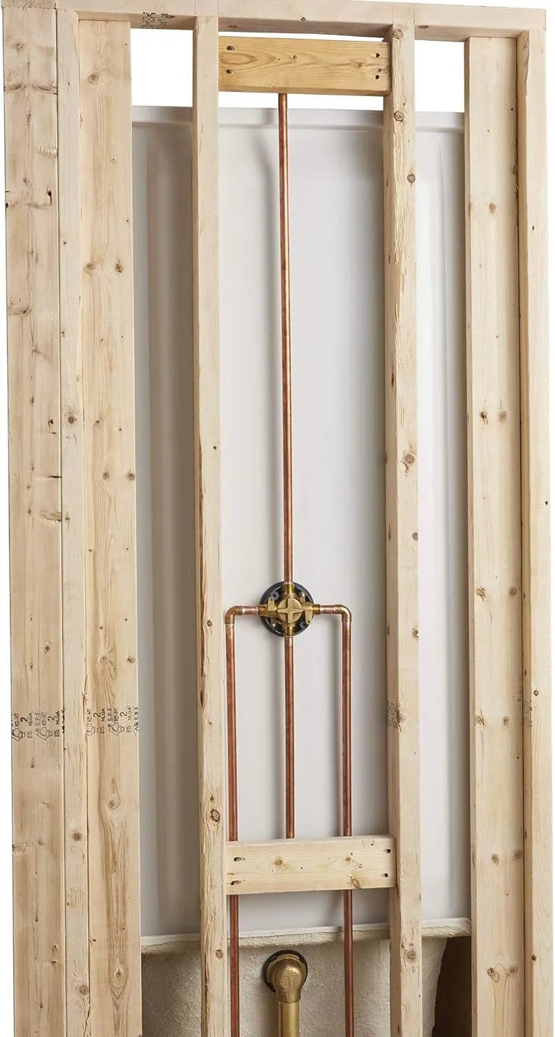American Standard RU101 Flash Shower Rough-in Valve with Universal Inlets and Outlets, Unfinished