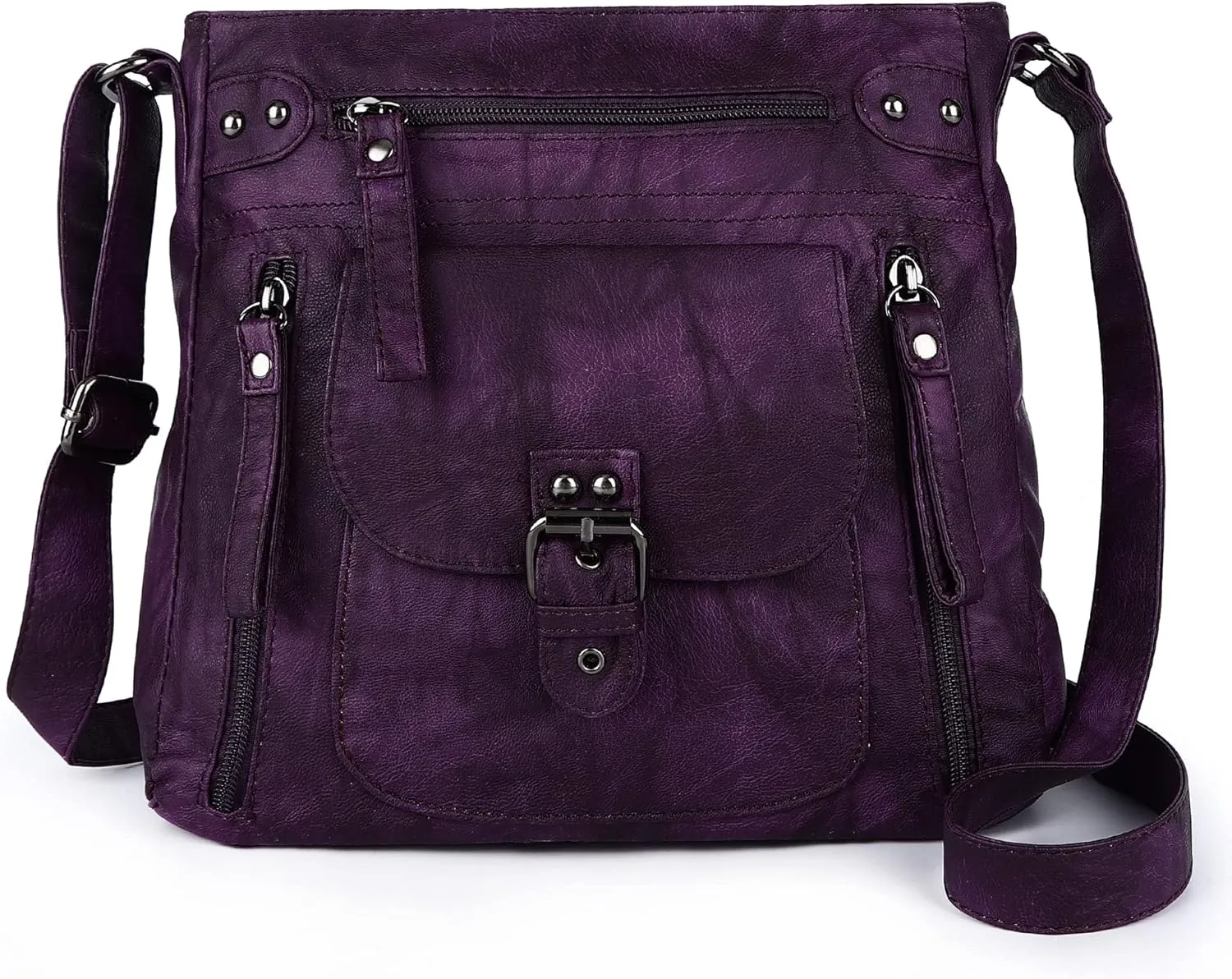 Angel Kiss Crossbody Bags Shoulder Bags and Handbags for Women Multi Pocket Daily Soft Hobo Purses Medium Size