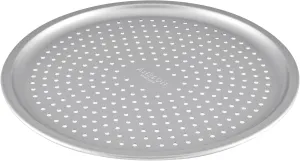 Anolon Pro-Bake Aluminized Steel Bakeware Perforated Pizza Pan, 14 Inch - Silver