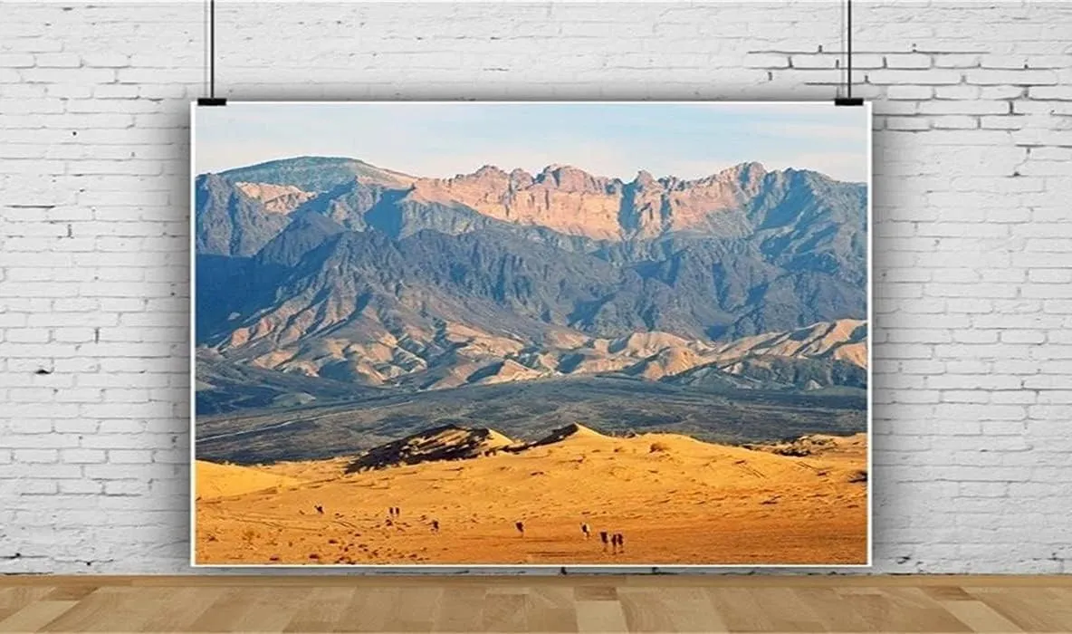 AOFOTO 7x5ft Desert and Mountain Landscape Backdrop for Photography Outdoor Nature Scenery Background Adventure Tour Photo Studio Props Man Lovers Adult Girl Boy Artistic Portrait Wallpaper