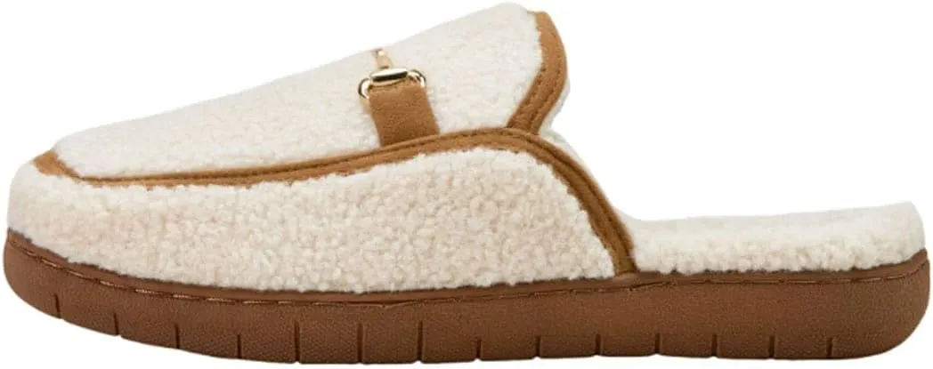 ARIAT Women's Indoor/Outdoor Warm Comfortable Moc Toe Slip-On Style Lexington Snaffle Mule Slippers