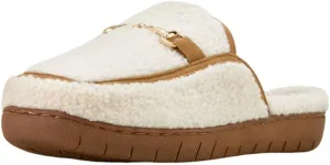 ARIAT Women's Indoor/Outdoor Warm Comfortable Moc Toe Slip-On Style Lexington Snaffle Mule Slippers