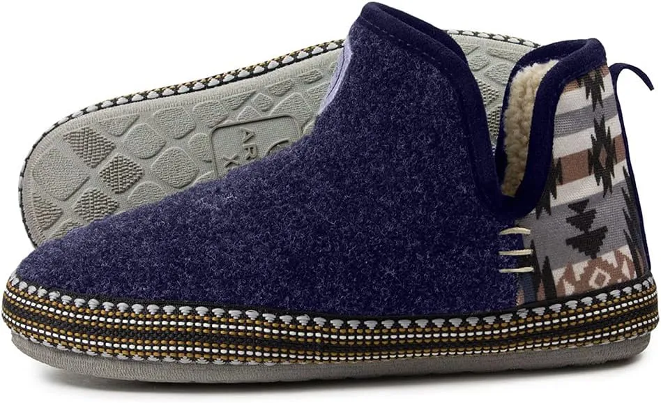 ARIAT Women's Warm Soft Acrylic/Wool Blend Upper Indoor/Outdoor Rubber Bottom Bootie Slippers