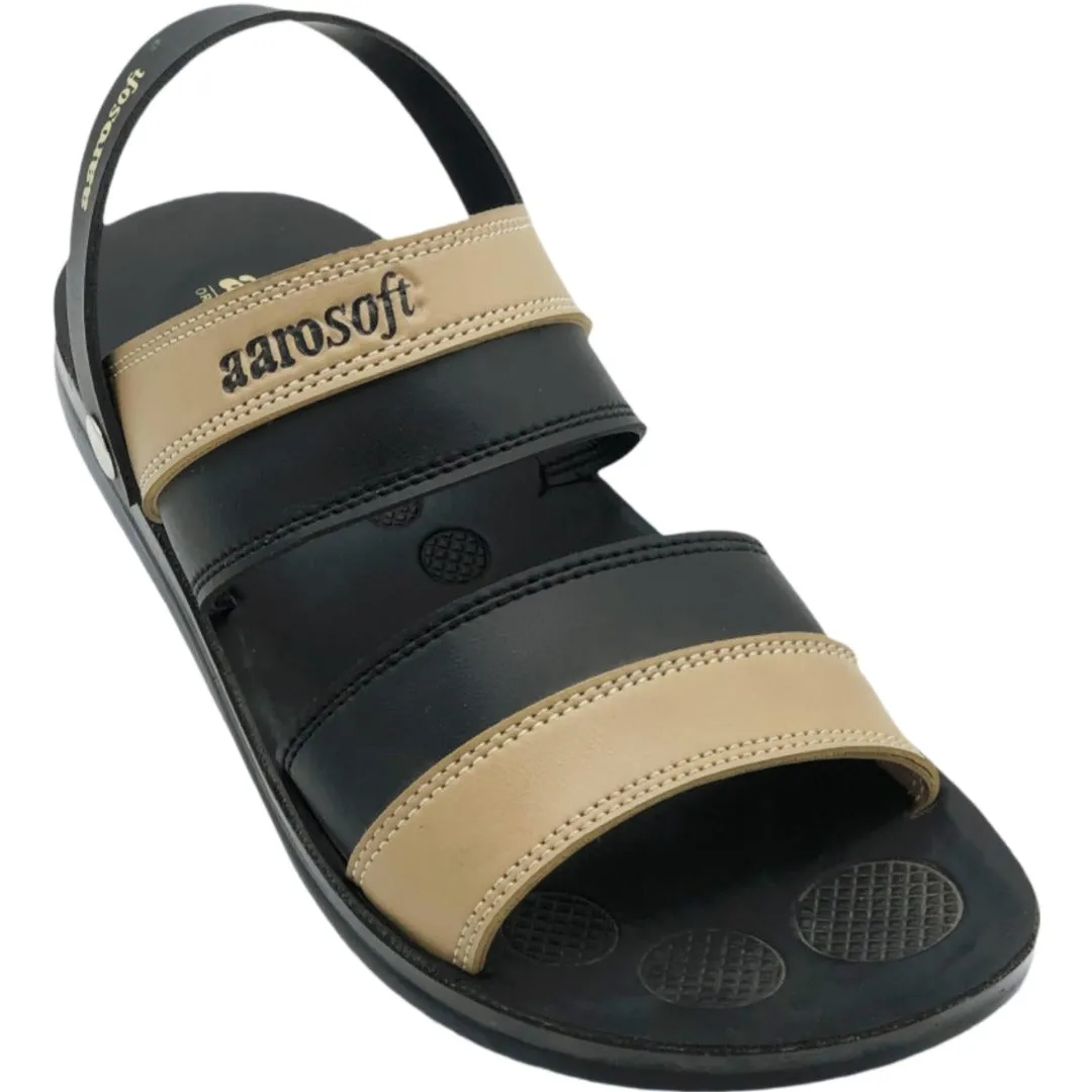 ARSFT Men's PU Slipper   Sandal - C-13