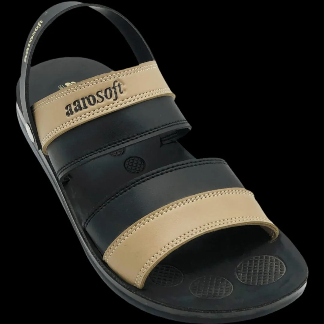 ARSFT Men's PU Slipper   Sandal - C-13