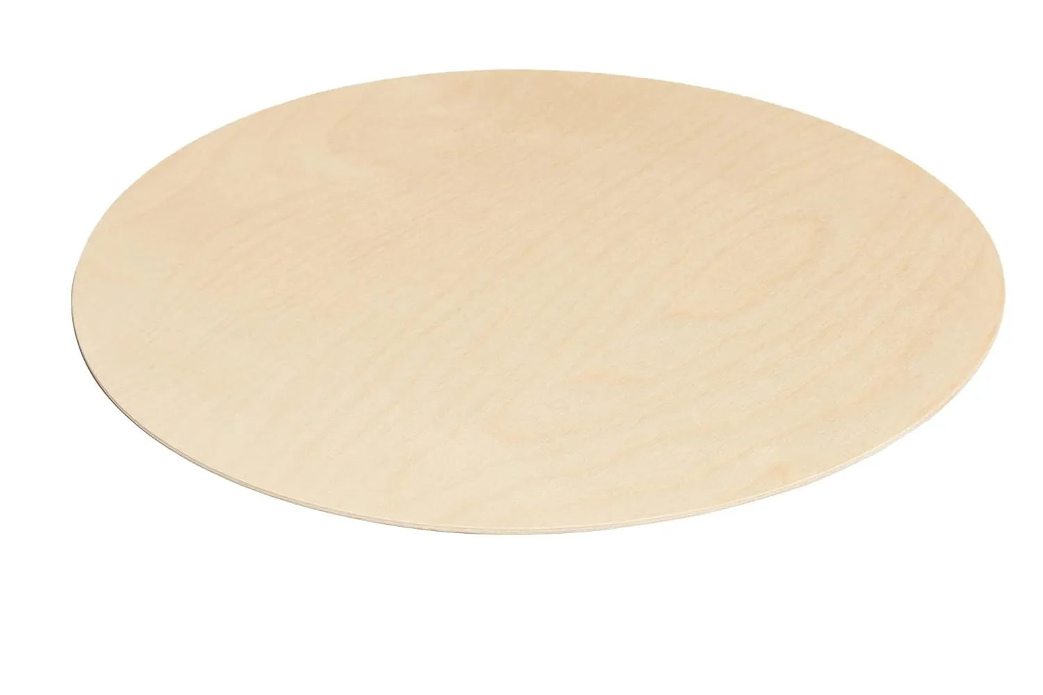 Baltic Birch Plywood Circles 18 inch Unfinished Wood Sheets 0,12 inch Thick Wood Rounds Pack of 1 Natural Wood Board Wood Circles for Bulding Crafts Burning Painting Laser Hobby DIY Projects