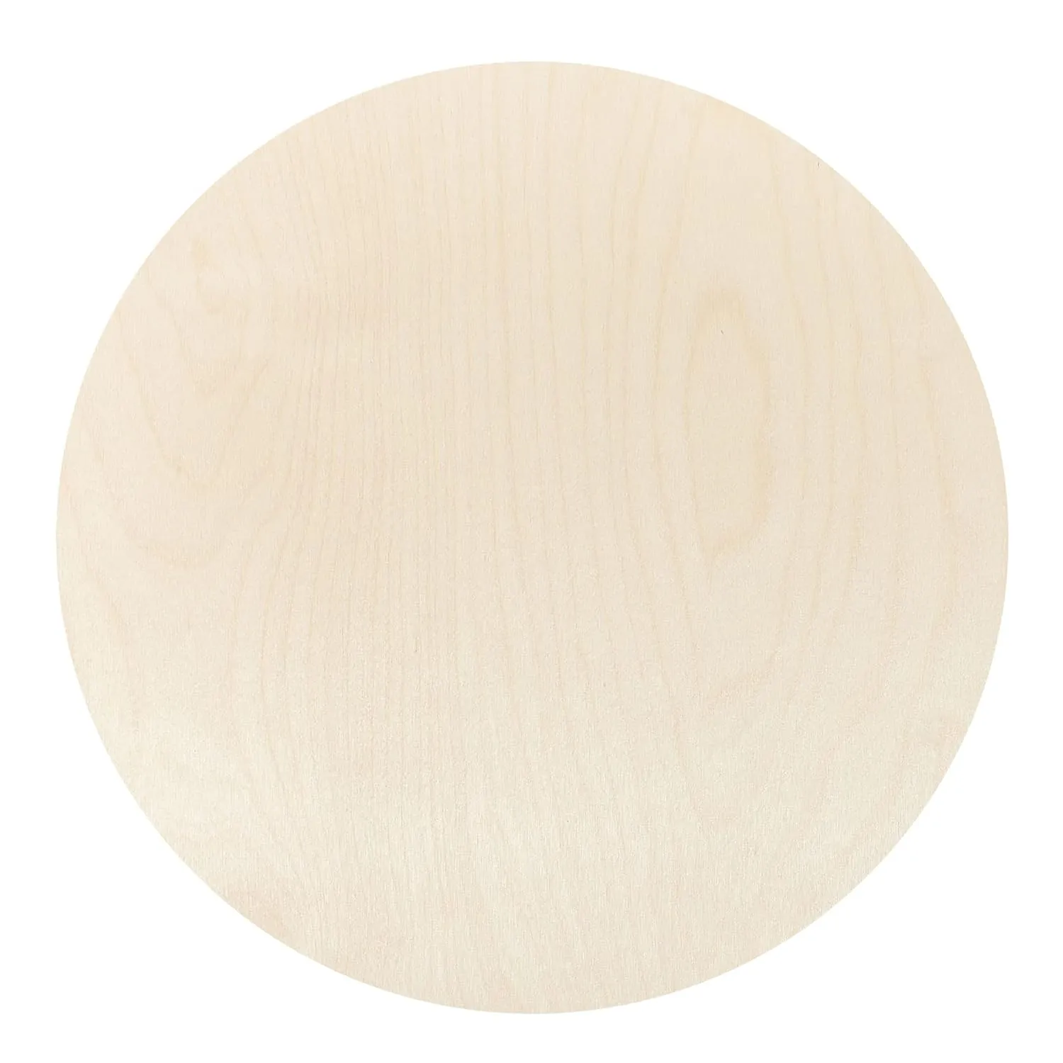 Baltic Birch Plywood Circles 18 inch Unfinished Wood Sheets 0,12 inch Thick Wood Rounds Pack of 1 Natural Wood Board Wood Circles for Bulding Crafts Burning Painting Laser Hobby DIY Projects