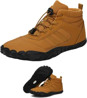 Barefoot Shoes Women Men, Winter Warm Comfortable Non-Slip Barefoot BootsWide Toe Box Winter Hiking Boots